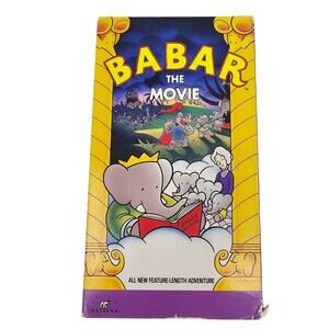 Vintage Babar The Movie Cartoon Classics 80's Nostalgia